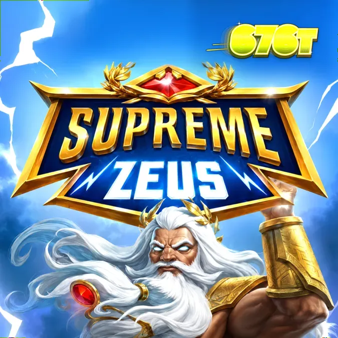 Interface visual moderna e vibrante do jogo de slot Supreme Zeus com elementos da mitologia grega